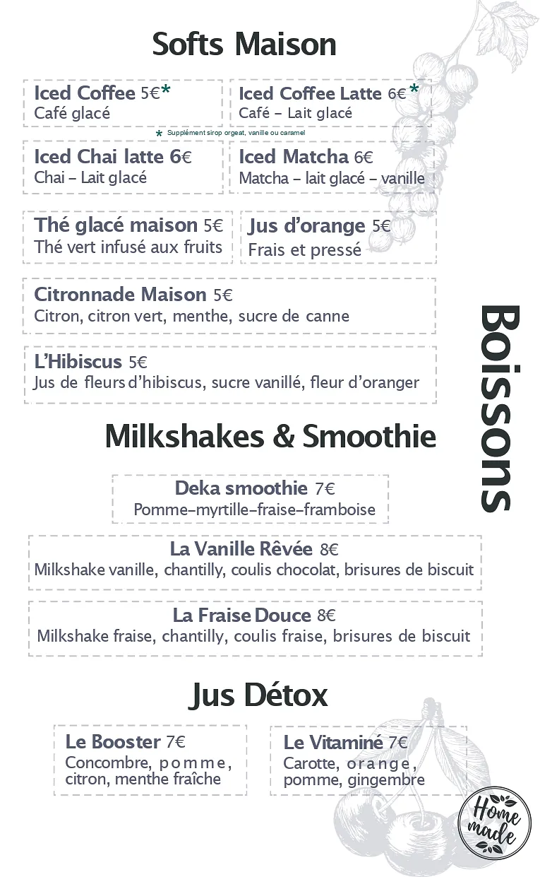 Boissons