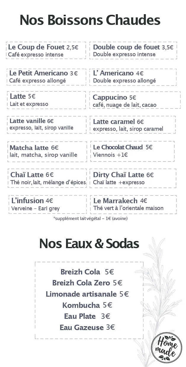 Boissons chaudes